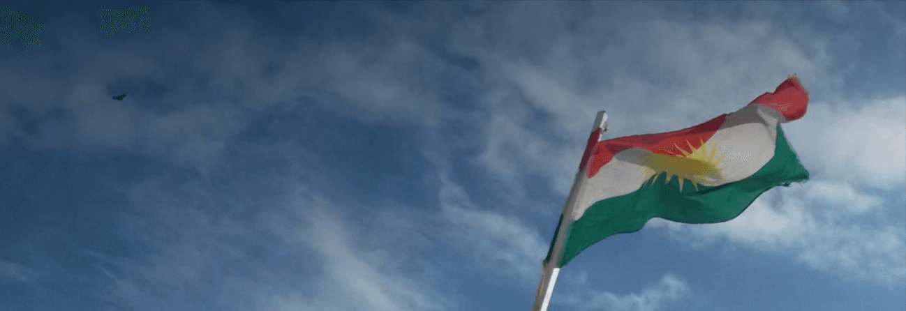 Kurdistan flag banner